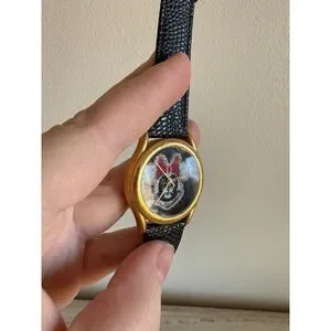 Disney | Accessories | Vtg Disney Leather Watch Rhinestone  display picture 1